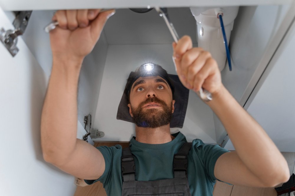 Recherche de fuite plombier professionnel intervenant